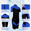 FLEXEL Kids Wetsuit for Boys Girls Toddlers, 2mm Back Zipper Shorty Wetsuit, 3mm Long Sleeve Back Zip Full Wetsuit, Neoprene Thermal Swimsuits for Diving Surfing Swim Lessons view 2