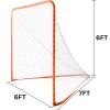 Kapler Lacrosse Goal Net - 6' x 6' Regulation Foldable Steel Frame for Backyard Training - Ideal for Kids & Adults Practice Accuracy view 2