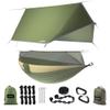 Sunyear Camping Hammock-Hammocks with Net and Rain Fly Tarp - Portable Single&Double Lightweight Nylon Parachute Hammocks with Hammock Tree Straps for Backpacking Hiking Travel Camping Indoor Outdoor view 1