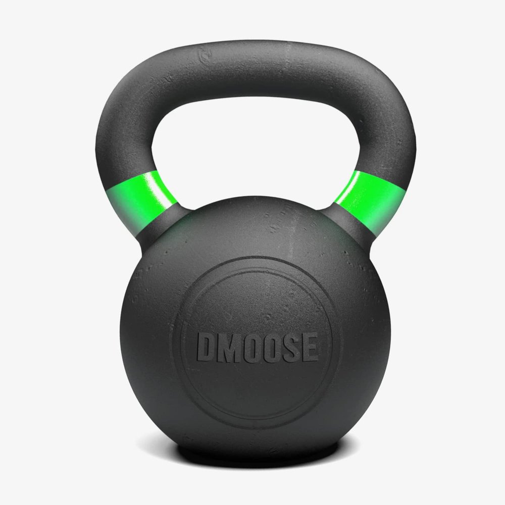 DMoose Kettlebell for Weightlifting, Strength Training Kettlebells, Conditioning, Deadlift, Squat, Press, and Core Training - Home Gym for Men and Women - With Handle for Full-Body Workout Bullet Point #1