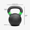 DMoose Kettlebell for Weightlifting, Strength Training Kettlebells, Conditioning, Deadlift, Squat, Press, and Core Training - Home Gym for Men and Women - With Handle for Full-Body Workout Bullet Point #1 view 3