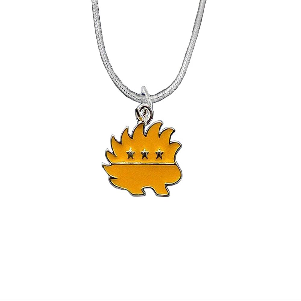10 Pack Libertarian Gold Porcupine Necklace Perfect for Political Conventions, Campaigns, Political Rallys, Fundraising & More!