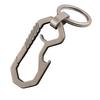 RISON Titanium Keychain Hook EDC Multifunction Tool Anti-Lost Quick Release Carabiner Key Chain with Key Ring and Bottle Opener for Outdoor Hiking Camping view 1