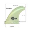 Culture Supply Surfboard Fins - Composite TFX Tri Fin Sets - All-Round Template in 3 Sizes (Small | Medium | Large) Medium TFX-4 view 4