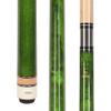 ASKA L3 No Wrap Pool Cue Stick, 58" Hard Rock Canadian Maple, 13mm Hard Tip, 5/16x18 Stainless Steel Joint (18-Ounce, Green) view 1