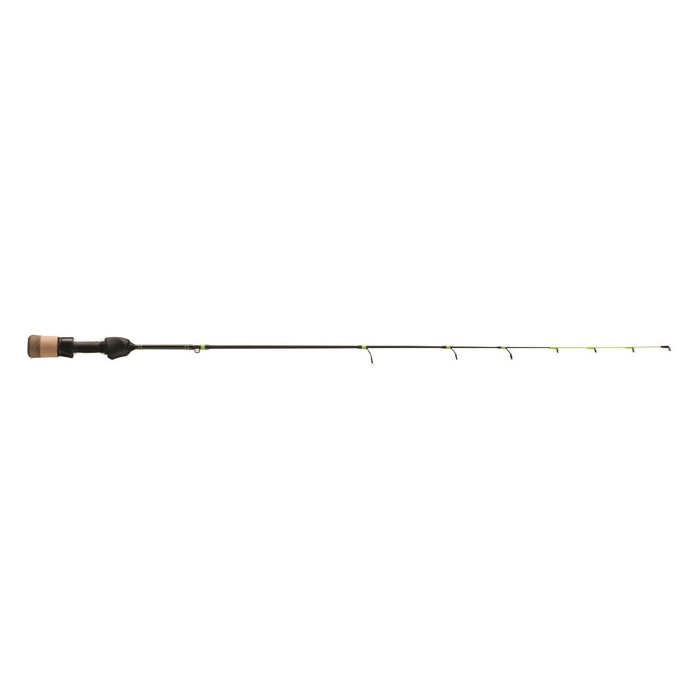 13 FISHING - Tickle Stick - Ice Fishing Rod - Gen 3-23" SUL (Super Ultra Light) - 0-1/64oz - PC2 Flat-Tip Blank - TS3-23SUL