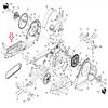Icon Health & Fitness, Inc. Left Rear Shield Cover 360903 Works W FreeMotion Recumbent Bike view 3