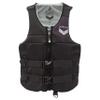 Jetpilot Fleet Neoprene Dual Coast Guard Approved Life Jacket PFD (Black, L/XL) view 1