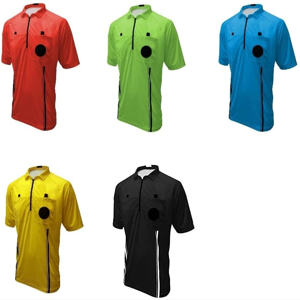 5 Pc Pro Soccer Referee Jersey Set Plus Sizing (XX-Large)