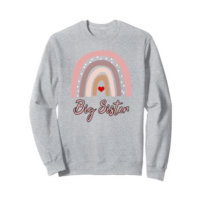Big Sister Boho Rainbow Sweatshirt