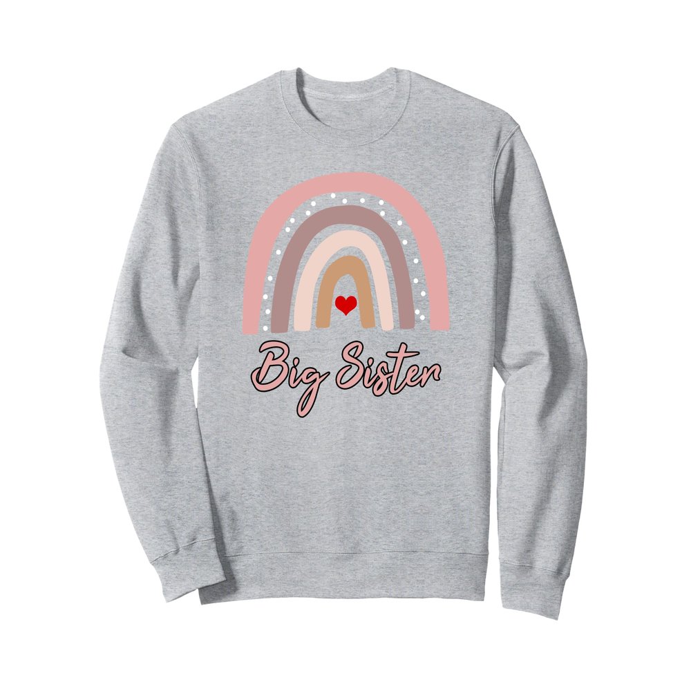 Big Sister Boho Rainbow Sweatshirt