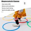 AGYHAM Hop Floor Hopscotch Ring Game, Kids Balance Coordination Agility Speed Training Game Equipment, 10 Rings10 Buckle (Size : 28cm/11in) view 3