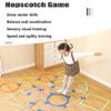 AGYHAM Hop Floor Hopscotch Ring Game Set, Kids Balance Coordination Agility Speed Training Game Square, 10 Rings10 Buckle (Size : 38cm/15in) view 2