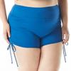 BEACH HOUSE Plus Size Blake Adjustable Side Tie Swim Short  Modest Swimsuit Bottom, Blue 16W view 1