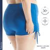 BEACH HOUSE Plus Size Blake Adjustable Side Tie Swim Short  Modest Swimsuit Bottom, Blue 16W view 4