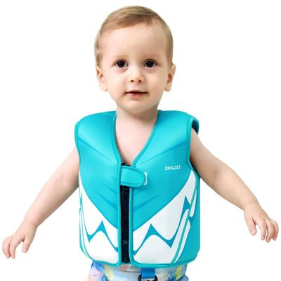 INIGGII Child Swim Vest, Swim Jacket for Baby, Infant Swim Trainer Vest for 38-55 lbs (Age 5-7 Years Old Boys) with Adjustable Safety Strap