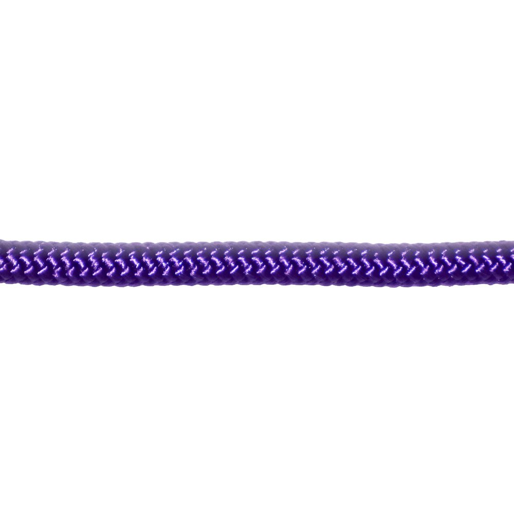 CBKnot Premium 1/4" Stiff Polyester Halter Cord Rope - Used by Elite Trainers for Halter Manufacturing. Low Stretch, High Strength, Made in The USA (200 ft. Hank, Purple)