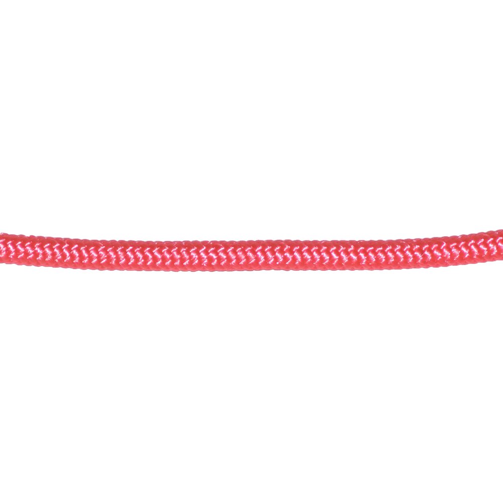 CBKnot Premium 1/4" Stiff Polyester Halter Cord Rope - Used by Elite Trainers for Halter Manufacturing. Low Stretch, High Strength, Made in The USA (200 ft. Hank, Pink)