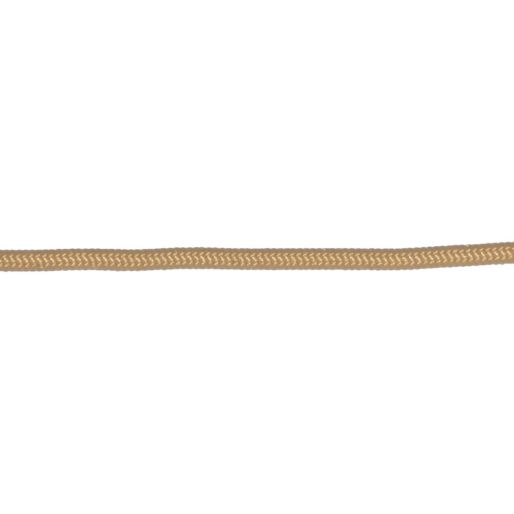 CBKnot Premium 1/4" Stiff Polyester Halter Cord Rope - Used by Elite Trainers for Halter Manufacturing. Low Stretch, High Strength, Made in The USA (200 ft. Hank, Beige)