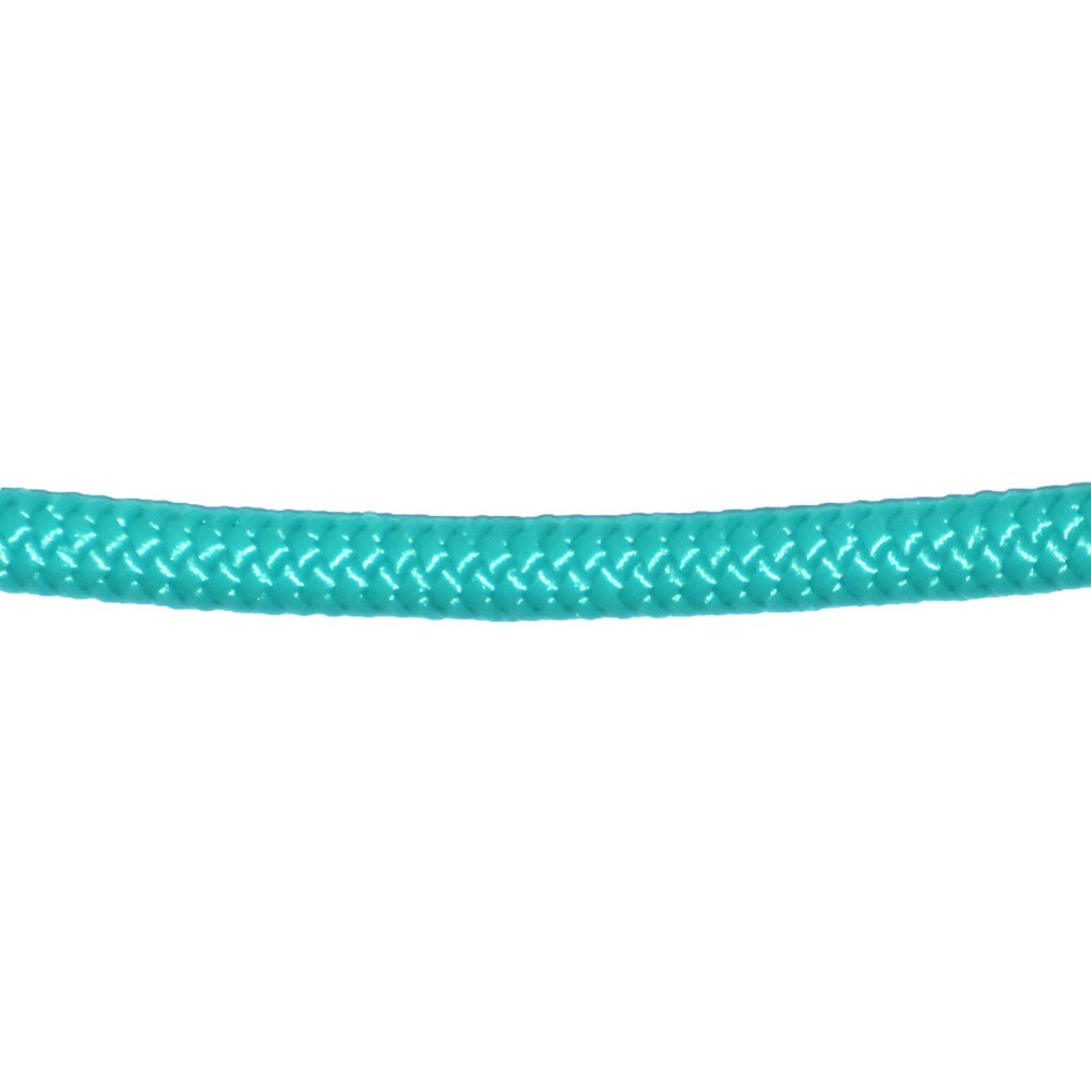 CBKnot Premium 1/4" Stiff Polyester Halter Cord Rope - Used by Elite Trainers for Halter Manufacturing. Low Stretch, High Strength, Made in The USA (200 ft. Hank, Turquoise)
