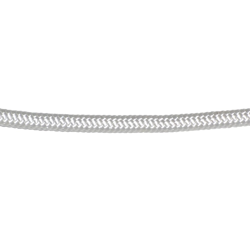 CBKnot Premium 1/4" Stiff Polyester Halter Cord Rope - Used by Elite Trainers for Halter Manufacturing. Low Stretch, High Strength, Made in The USA (200 ft. Hank, White)