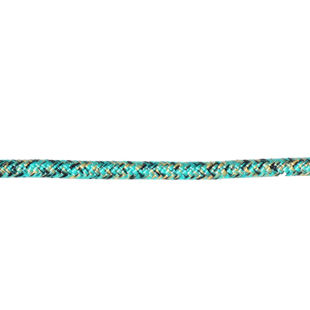CBKnot Premium 1/4" Stiff Polyester Halter Cord Rope - Used by Elite Trainers for Halter Manufacturing. Low Stretch, High Strength, Made in The USA (200 ft. Hank, Turquoise Camo)