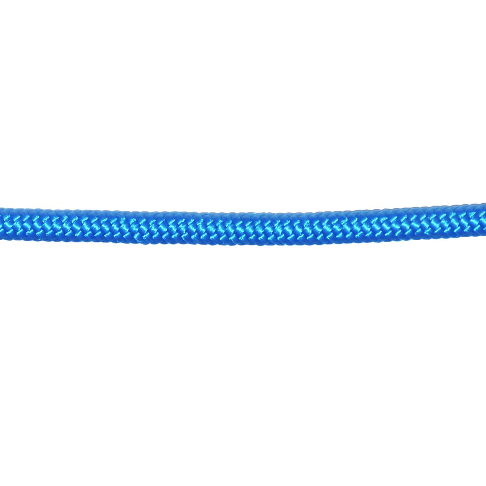 CBKnot Premium 1/4" Stiff Polyester Halter Cord Rope - Used by Elite Trainers for Halter Manufacturing. Low Stretch, High Strength, Made in The USA (200 ft. Hank, Blue)