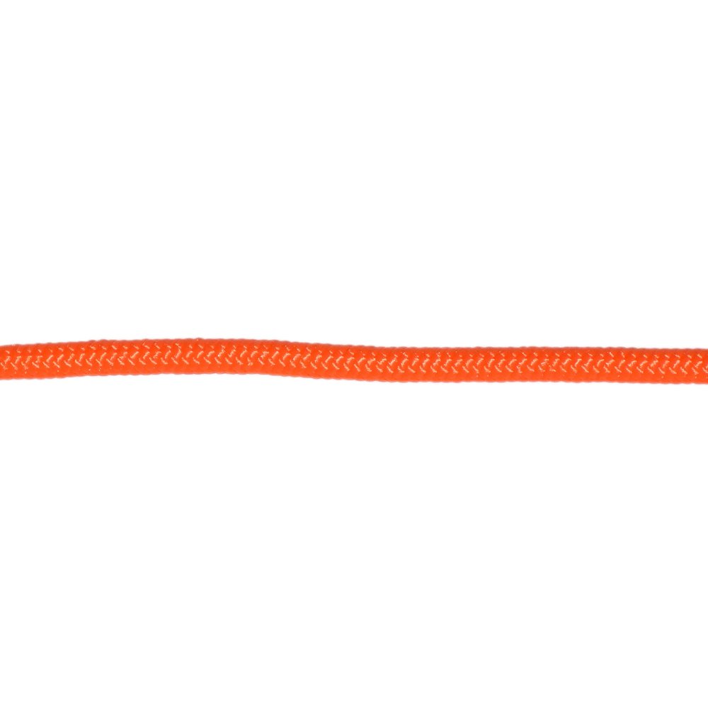CBKnot Premium 1/4" Stiff Polyester Halter Cord Rope - Used by Elite Trainers for Halter Manufacturing. Low Stretch, High Strength, Made in The USA (200 ft. Hank, Neon Orange)