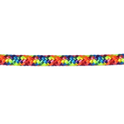 CBKnot Premium 1/4" Stiff Polyester Halter Cord Rope - Used by Elite Trainers for Halter Manufacturing. Low Stretch, High Strength, Made in The USA (200 ft. Hank, Rainbow)