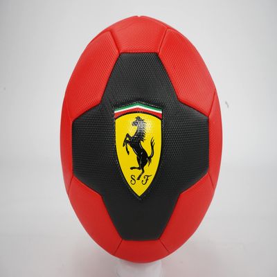 DAKOTT Ferrari No. 3 Mini Size 7.5 inches Limited Edition Soccer Ball, Black/RED