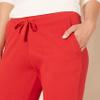Amazon Essentials Women's Fleece Jogger Sweatpant (Available in Plus Size), Red, 5X view 4