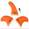 Culture Supply HCM Surfboard Fins (Orange, Medium (HCM-4)) view 1