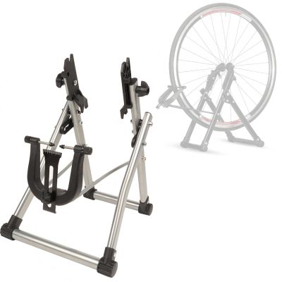 Tgoon Bike Repair Stand , Lightweight Compact Design Wheel Truing Stand , Sturdy and Foldable Wheel Maintenance Easy Stand for Home Use