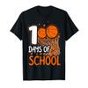 100th Day of School Basketball Kids 100 Days of School T-Shirt