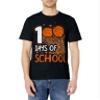100th Day of School Basketball Kids 100 Days of School T-Shirt view 2