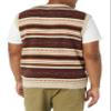 Amazon Essentials Men's Lambs Wool Sweater Vest, Oatmeal Heather Fair Isle, Large Tall view 2