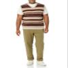 Amazon Essentials Men's Lambs Wool Sweater Vest, Oatmeal Heather Fair Isle, Large Tall view 3