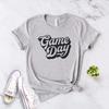 Football Shirt - Game Day Shirt - Game Day - Football Mom Shirt - College & High School Football - Football Season - Softstyle Unisex Shirt view 2