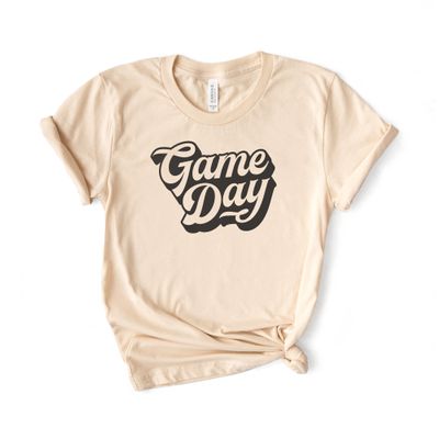 Football Shirt, Game Day Tee, Game Day Gift, Football Mom, College & High School, Season, Bella Canvas Soft-Feel Unisex Tee