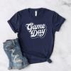 Football Shirt, Game Day Shirt, Game Day, Football Mom, College & High School Season, Softstyle Unisex Tee Navy view 2