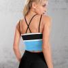 Botswana Flag Women's Tank Top Shirts Back Sports Tank Tops Flowy Workout Yoga Tanks S view 3