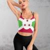 Burundi Flag Women's Tank Top Shirts Back Sports Tank Tops Flowy Workout Yoga Tanks L view 2