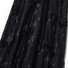 ebossy Womens Elastic High Waist Tutu Tulle Skirt Sweet Embroidery Pleated 3-Layers Mesh Midi Fairy Skirts with Lined(1size,B-Black) view 3