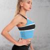 Botswana Flag Workout Clothes Yoga Tops Racerback Tank Top for Sport Womens XL view 4