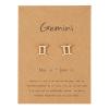 18K Gold Plated Twelve Constellations Stud Earrings with Card Horoscope Zodiac Eardrop Card Packaging Lightweight Tiny Astrology Ear Stud for Women-E Gemini view 1