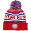 Bayern Munich Knit Beanie Winter Hat, Bayern Soccer Skull Cap Beanie Red view 2