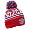 Bayern Munich Knit Beanie Winter Hat, Bayern Soccer Skull Cap Beanie Red view 3