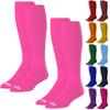 Rawlings Baseball / Fastpitch Softball Socks | 2 Pair | Pink | Large view 1