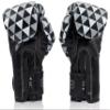 Fairtex BGV14 Muay Thai Boxing Microfibre Gloves for Men, Women, Kids | MMA Gloves, Kickboxing, Gym, Workout | Premium Quality, Light Weight & Shock Absorbent Boxing Gloves- (Black Prism/14oz) view 2