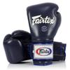 Fairtex Muay Thai Boxing Gloves BGV9 - Heavy Hitter Mexican Style Training & Sparring Gloves for Kick Boxing MMA K1 (Blue/Blue Piping, 16 oz) view 1